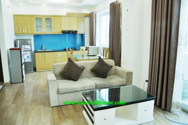 Two-bedroom Serviced Apartment for rent in Ba Dinh district 